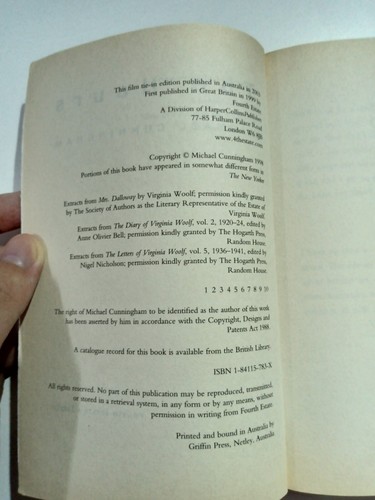 The Hours Michael Cunningham (Paperback, 2003) - Picture 7 of 8