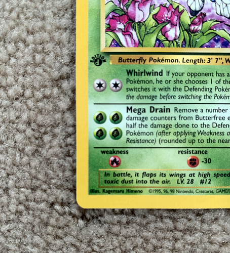 WOTC Error Cards! Blue Smear - d Edition - Misprint Pokemon Cards! - Picture 9 of 10