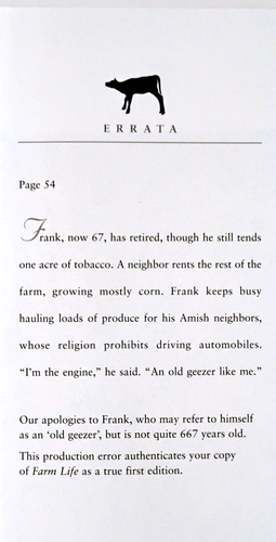 Lancaster County Farm Life Wagner, Barton Collector 1st Ed 25/250 Signed 2000 - Picture 11 of 13