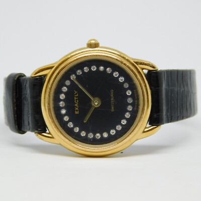 EXACTLY 6.085.0.0.11 Swiss Made Quartz Analog Women's Watch New Battery