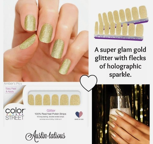 Color Street Nail Strips ~ A-L ~ GLITTER, GLITTERS, SHIMMERS ~ various styles - Picture 64 of 1,067