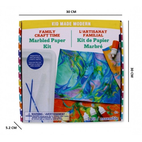 Kit de manualidades para niños Kit de suministros de artes y manualidades Kit de papel de mármol - Imagen 4 de 11