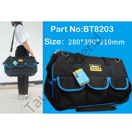 Portable Oxford Cloth Double Zip Tool Organizer Carry Bag Waterproof Base - Picture 9 of 10