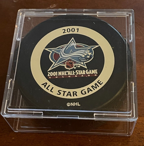 2 COLORADO 2001 All Star Game NHL Hockey Puck's GAME PUCK AND LICENSED IN GLASCO - Picture 3 of 16
