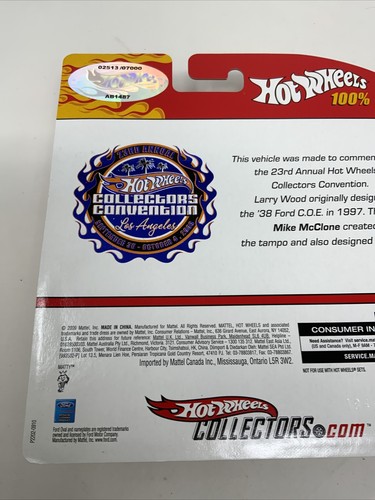 Hot Wheels LA '09 Collectors Convention ‘38 Ford C.O.E. TRUCK L WOOD 1/7000 NEW - Picture 9 of 11
