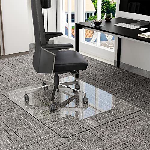 Bürostuhl Matte für Teppich - 36" x 46" Hartglas Boden 36" x 46" Klar - Bild 3 von 7
