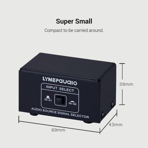 2 in 1 Out / 1in 2 Out A/B Switch RCA Audio Source Signal Selector Switcher R3A1 - Picture 4 of 12