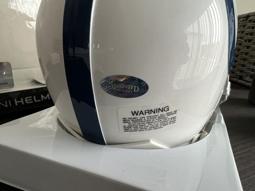 PEYTON MANNING SIGNED AUTO MINI HELMET MOUNTED MEMORIES COA MINT CONDITION! - Picture 4 of 5