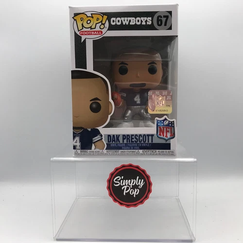 Funko Pop Dak Prescott #67 Blue Jersey NFL Dallas Cowboys