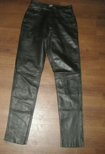 Wilsons Maxima Black Leather Smooth Finish Leather Pant NEW Women's 10  TD7-24 