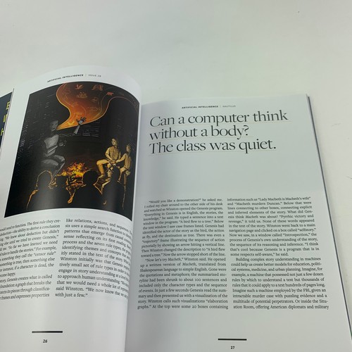 Nautilus Magazine Issue 28 NEW Science Connected AI Artificial Intelligence - Imagen 10 de 12