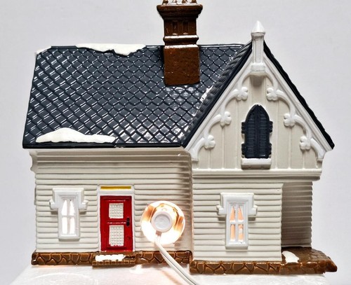 Dept 56 American Architect Series Original Snow Village Gothic Farmhouse Retired - Picture 6 of 9