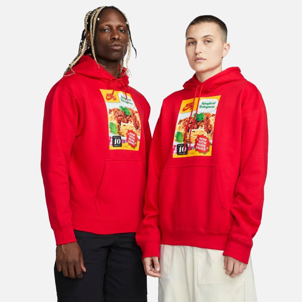 STABRIDGE ULTIMATE CREWNECK FLEECE オレンジ NEW $110 NIKE SB SPAGHETTI BOLOGNESE PULLOVER HOODIE HEAVY