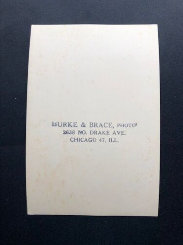Ransom Jackson vintage signed 4x6 Geo Burke Brace type 1 photo Cubs ca. 1953 - Picture 2 of 2