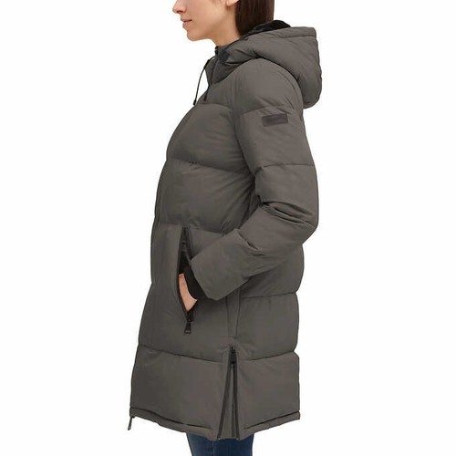 COMFY DKNY Women's Cold Weather Outerwear Puffer~ GREY~XL~ NWT~ ****ONLY ONE**** - Picture 3 of 7