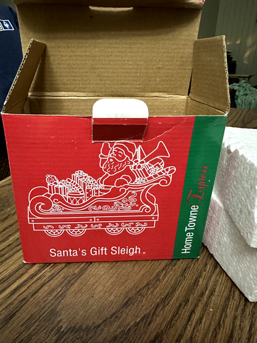 1998 JCpenny Home Towne Express Christmas Train Car Santas Gift Sleigh Week 46 - Picture 8 of 8