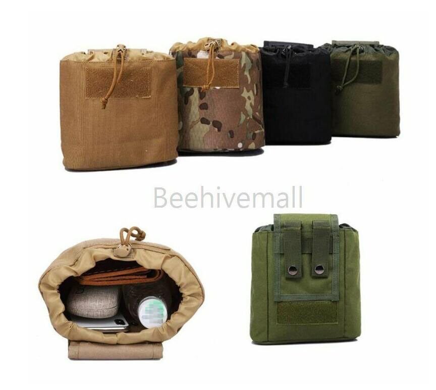 Tactical Magazine Utility Drop Dump Pouch Molle Military Gun Ammo Bag Heavy Duty-image