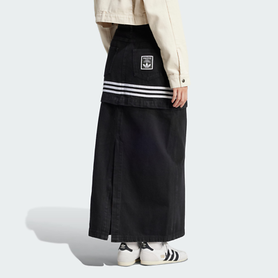 adidas WMNS Adibreak Denim 2-In-1 Skirt True Black Denim adidas WMNS Adibreak Denim 2-In-1 Skirt True Black Denim