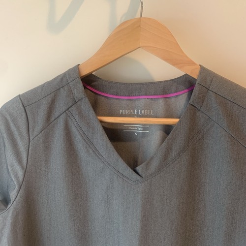 Healing Hands Purple Label (Set Of 2)  Women's Small Scrub Tops Gray. NEW. - Imagen 3 de 10