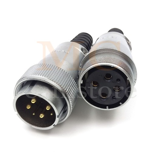 WEIPU WS32 Aviation Docking 2 To 19 Pin Metal Male+Female Panel Cable Connector - Picture 18 of 24