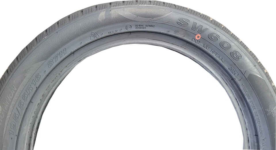 4x Winterreifen Neureifen 195 55 R16 91H M+S Schneeflocke - Bild 4 von 4