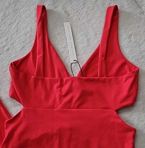 Maxi Vestido Susana Monaco Lado Abierto Tanque con Abertura Talla Mediana Nuevo Elástico Fiesta - Imagen 10 de 13