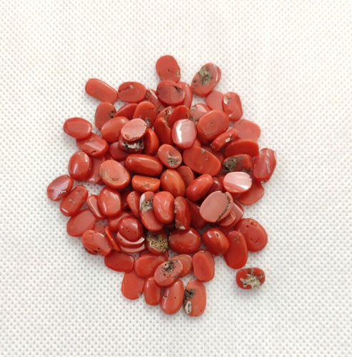 De colección Italia Coral Rojo Cabujón 100% Natural Coral Loos Piedras Preciosas 50"Crt Un Lote - Imagen 2 de 8
