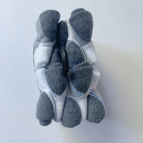 Pack of 10 Hanes Premium Boys Crew Socks X-Temp Breathable Sz S 4 1/2-8 1/2 - Picture 6 of 7