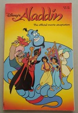 Walt Disney's Aladdin The Official Movie Adaptation, 1992 Rare Vintage