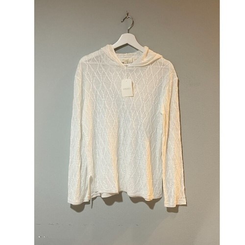 Inhabit Linen Hooded Sweater. NWT. Size Medium. Retail- $350 - 第 1/6 張圖片