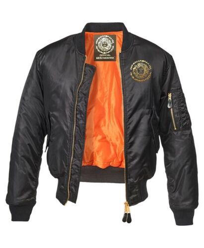 Pandemonium - Giacca Bomber MA1 - Logo Pandemonium Rotondo - Ricamato - Foto 2 di 7