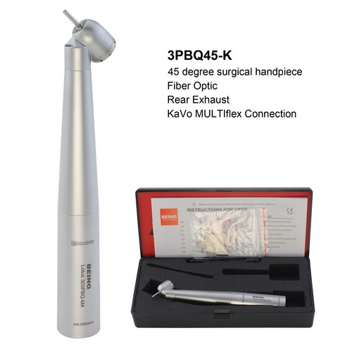Pieza de mano quirúrgica dental BEING 45 grados alta velocidad 4 orificios para acoplador KaVo NSK - Imagen 8 de 218
