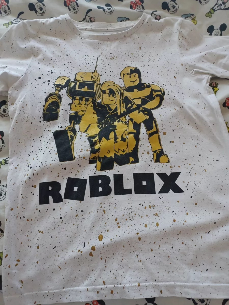 George Size 10 11 Years Old Roblox White T shirt