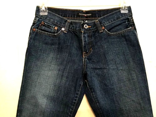 Ralph Lauren POLO Womens Jeans Melanie Size 4 Boot Cut 28 x 32 Distressing  - Picture 3 of 8