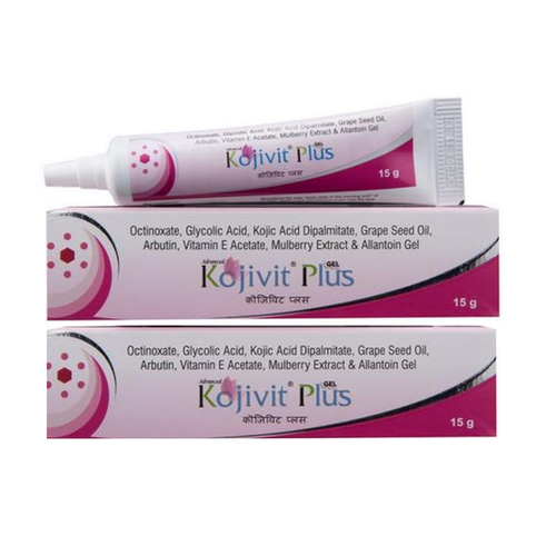 2X Kojivit Plus Skin Lightening & Brightening Gel Reduces hyperpigmentation 15gm - Picture 1 of 2
