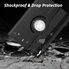 Shockproof Rotating for iPad (A16) 11th Gen (2025) 360° Swiveling Stand Cover