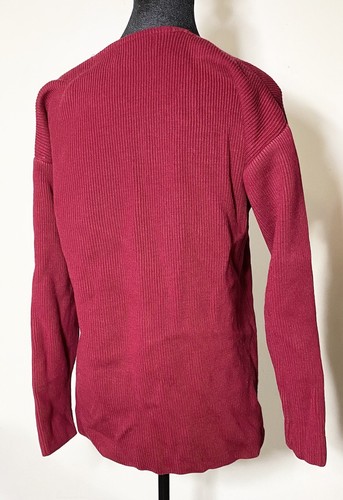 Woman Within Size M Long-Sleeve Shaker Cardigan Sweater Open Front with Button - Bild 3 von 4