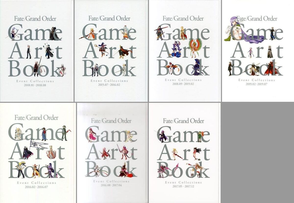 Fate/Grand Order Game Artbook Event Collections Vol1~7 Set Fate/Grand Order Game Artbook Event Collections Vol1~7 Set