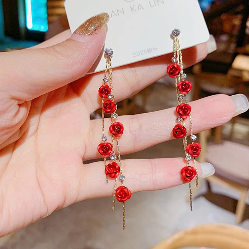 Petal earrings on sale