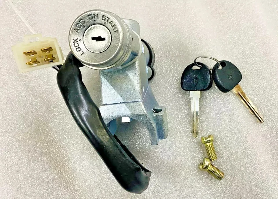 FOR Suzuki Samurai Sierra Sj410 Sj413 Gypsy Steering Lock With Ignition Switch Foto 4 de 4