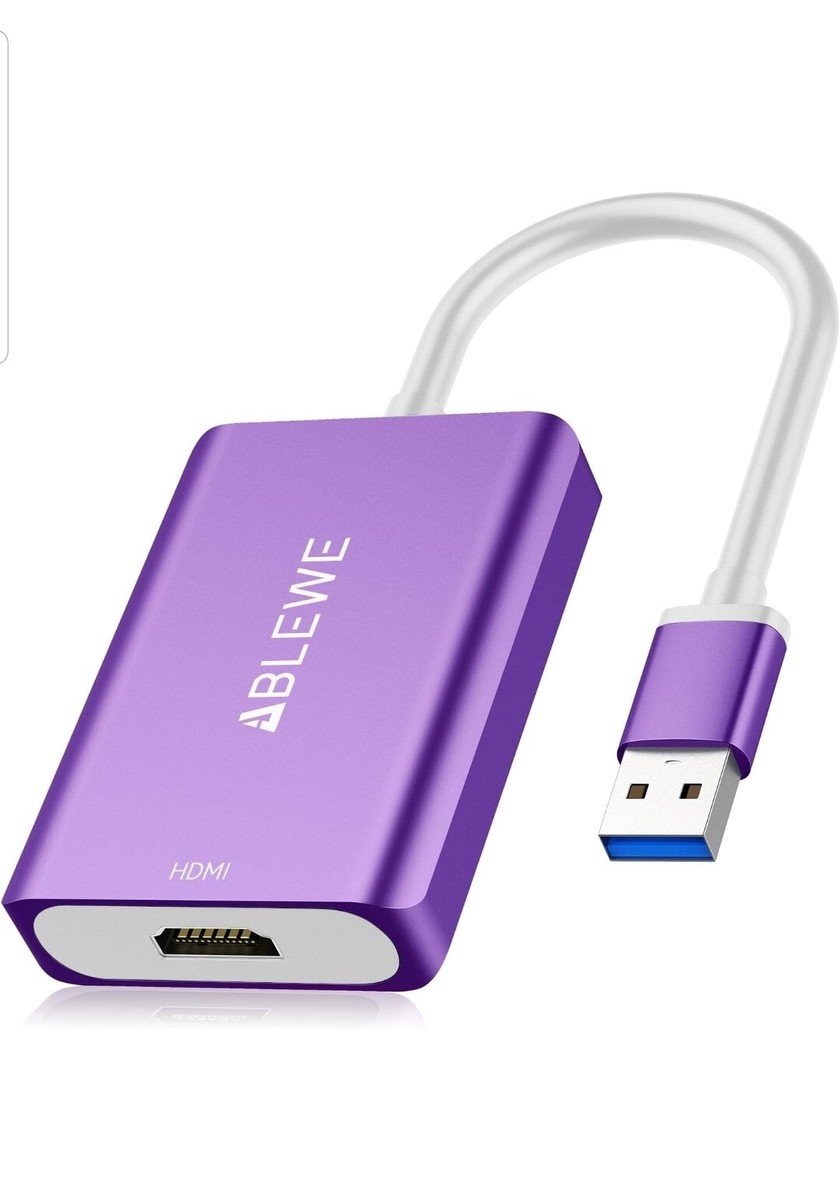 Interruptor USB 3.0, seletor de switch ABLEWE KVM, 2 computadores