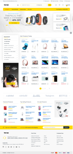 Elektronisches Online-Shop-Website-Design mit kostenlosem 5 GB VPS-Webhosting - Bild 4 von 4