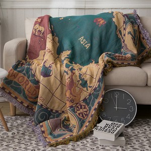 Slipcover Sofa Cover Chair Tels Blanket Warm World Map Print Slipcover Sofa Cover Chair Tels
