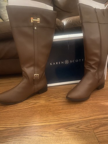 Botas de coñac para mujer Karen Scott talla 12 M $88 - Imagen 7 de 11