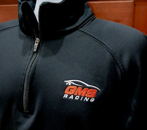 GMS Racing Team ausgestellt XL Reißverschluss Shirt NASCAR LKW Creed Ankrum Elliott Caruth