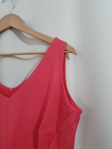 Ladies Size 18 Sleeveless Pink Stretchy Dress By SIMPLY BE - Picture 9 of 24