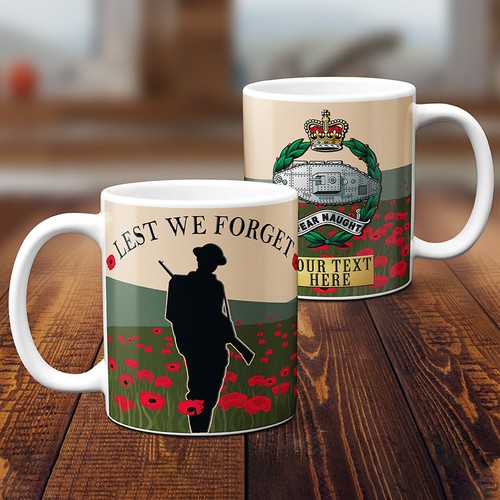 Personalised British Military Mug Remembrance Official Badge Dad Birthday Gift - Picture 295 of 327