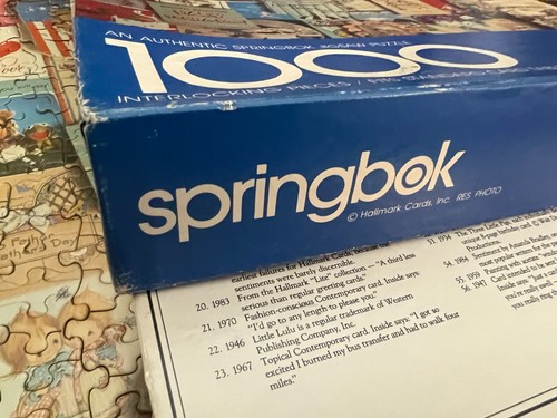 The Very Best for 75 Years, Vintage Springbok Puzzle, 1000 pcs, 1985, complete - Picture 4 of 4