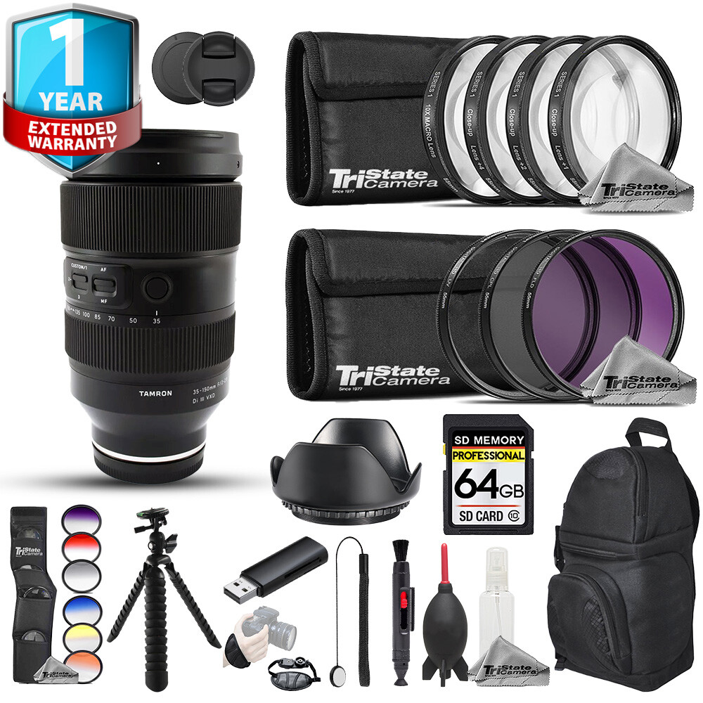 TAMRON - 【新品未開封】TAMRON 35-150mm F／2-2.8 Di3 VXD Amazon.com : Tamron 35-150mm f/2-2.8 Di III VXD Lens for