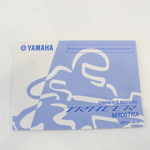 Genuine 2014 Yamaha MT09 Tracer / MT09TRA English Owners Manual 2PP28199E1 - Picture 2 of 14